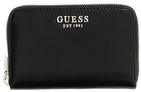 GUESS Geldbörse Laurel II SLG Medium Zip Around Wallet Black schwarz