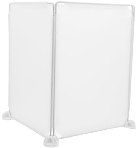 BIUDECO 4Pcs Chest Freezer Organizer Dividers Plastic Freezer Shelf Organizer with White Round Clips and Organization
