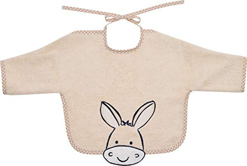 Wörner ÄrmellätzchenEsel mit Applikation Frottier natur