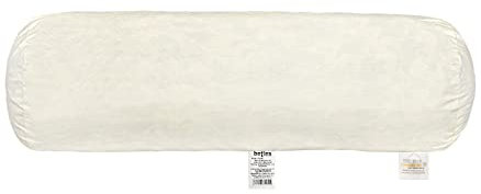 beties „Publik“ Federkissen Nackenrolle ca. 15x40 cm Kopfkissen Sofakissen mit Federfüllung (echte Federn) vielfältige Größenauswahl, waschbar traditionell gefertigt