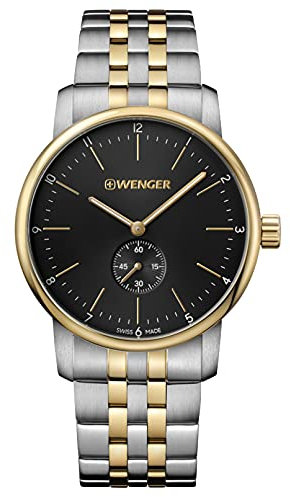 Wenger Unisex ErwachseneArmbanduhr Analog Quarz Edelstahl 01.1741.104