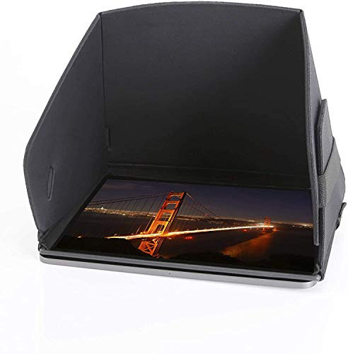 Collapsible Molded iPad Pro 12.9 Sun Shade and Privacy Hood for 3rd and 4th Generation iPad Pro Case Travel Cover Sun Shield Sun Blocker Sun Guard Sun Protector Made in USA