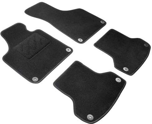 Walser Comfort Auto Teppiche für Audi A3 2003-2013, Audi A3 Sportback 2004-12/2015, Audi S3 2006-2012, 100% passgenaue Auto Fußmatten Made in Europe, Fußmatte Auto, Autoteppich Auto