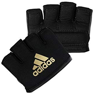 adidas Unisex Knuckle Sleeve Innenhandschuhe, schwarz/ gold,Einheitsgröße EU