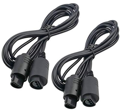 Ssgamer 2X 1.8m/6ft N64 Extension Cables for Nintendo N64 64 Controller(2 Packs)