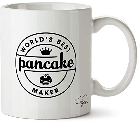Hippowarehouse World's Best Pancake Maker Printed Mug Cup Ceramic 10oz