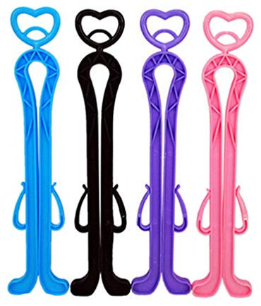 Holibanna 4 supporti pieghevoli in plastica per stivali lunghi fino al ginocchio, con clip, per casa, negozio (colore casuale)