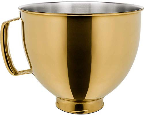 KitchenAid BOL DE ACERO INOXIDABLE DE 4,8L - RADIANT GOLD 5KSM5SSBRG