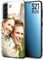 CUSTOMIZZA - Custodia cover nera morbida in tpu compatibile per Samsung S21 PLUS personalizzata con foto immagine scritta a piacere