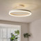 minifair Moderne LED-Restaurant-Deckenleuchte, nordischer Designer, einfacher Einzelkreis, weiße Unterputz-Deckenleuchte, Schlafzimmer, Küche, Heimbeleuchtung