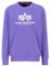 Alpha Industries Herren Basic Sweater, Electric Violet, S