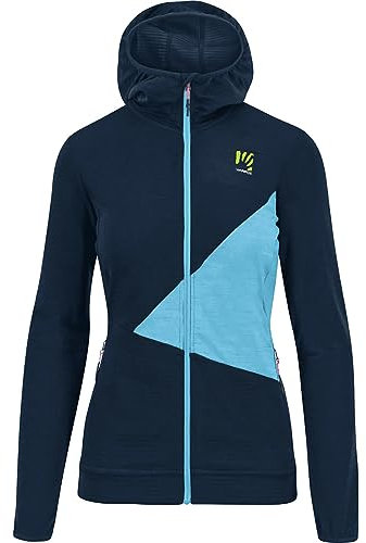 KARPOS 2500952-011 NUVOLAU W Maglia Lunga Donna Sky Captain/Blue Atoll Taglia S
