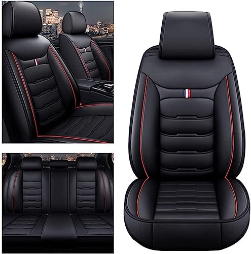 EURLA Vordersitze und Rückbank Komplettset Autositzbezüge für Mini One/Cooper/Cooper S/Clubman/Countryma, Airbag Kompatibel Wasserdichter Langlebig Schonbezüge,B