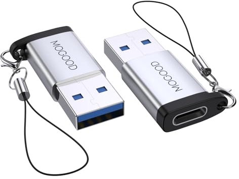 USB C Female to USB A Male Adapter Type C Charger Connector for Apple MagSafe Watch 7/8 to USB Wall Plug Type C Charger Cable Power Converter Compatible with iPhone 14 Plus Pro iWatch AirPods CarPlay