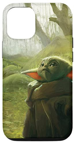 iPhone 12/12 Pro Star Wars The Mandalorian The Child Grogu in the Forest Art Case