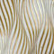 Cathpetic 3D Wave Stripes Glitter Wallpaper Yellow Silver 9.5×0.53m,Embossed Roll for Living Room Bedroom Kitchen Front Room,Non Woven Fabric Wallpaper Luxury Modern Abstract