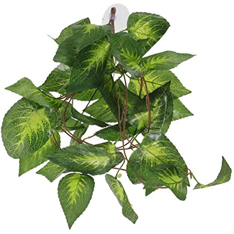 GANAZONO Impianto di simulazione del rettile pianta da terrario per rettili per terrari Habitat dei rettili Decorazione rettile pianta paesaggistica per acquari pianta finta