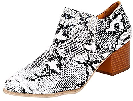Generico Stivaletto Estivo Donna Stivali+Polpaccio+XXL Scarpe da Donna Antiscivolo Tinta Unita con Tacco Slip- Punta Stivaletti Corti Stivali Country Donna Ballo Stivali Country Donna (White, 41)