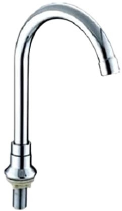 Caño Para Griferia De Pedal, Grifo Cocina - Grifo Pedal Giratorio 180º Para Fregadero, Ideal Para Entornos Industriales y Domésticos, Grifos Industriales, Montaje En Encimera, Fácil Instalación