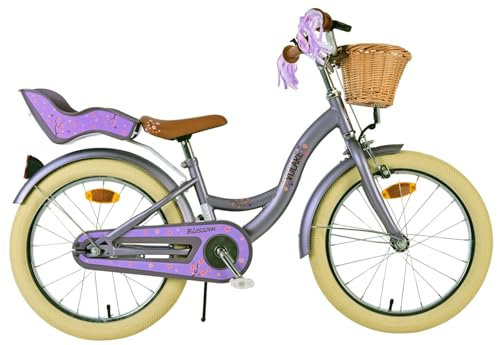 Volare Blossom Kinderfahrrad - Mädchen - 18 Zoll - Lila