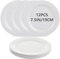 LOPYXBR Lot de 12 assiettes plates en plastique incassables de 19 cm - Assiettes de pique-nique légères et réutilisables - Assiettes en plastique pour fête, camping, cuisine, restaurant