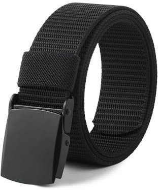 Coubeau Nylon Gürtel Herren arbeitsgürtel outdoor stoffgürtel herren schwarz gürtels ohne löcher belt men