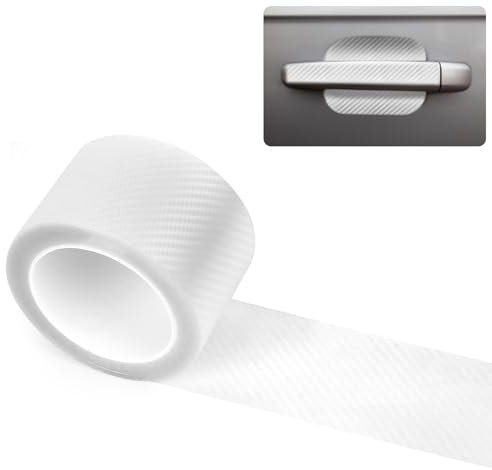 Pellicola Adesiva per Auto, 5 cm x 10 m Pellicola Adhesiva per Auto, Pellicole Protettive per Vernici Autos, Pellicolas Protettiva Trasparente Adesiva per Paraurti Soglia Vernice Autos