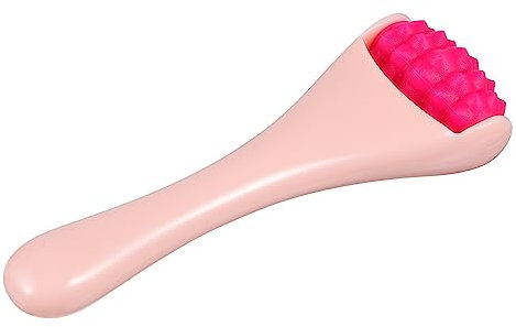 VICASKY 1 Pièce Rouleau Pour La Peau Des Yeux Rouleau De Peau Portable Outil De Soins De La Peau Masseur De Peau De Visage Rouleau De Massage Du Visage Pp Rose