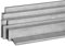 Barra piana quadrata in alluminio, Barra piatta in acciaio inossidabile, 5 mm, acciaio inossidabile 316L, trafilato a freddo, larghezza 10 mm/80 mm, lunghezza 100 mm, piastra in acciaio massiccio quad