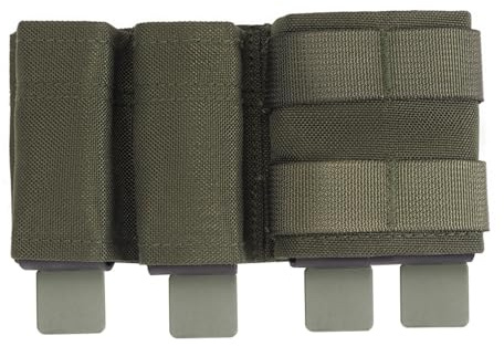 Taktische Magazintasche, 1000D Nylon Molle Magazinhalter Tasche mit Schnellverschlusseinsatz, Wasserdichter Militär Mag Pouch Magazin Holster für die Jagd Im Freien, 9mm/5,56