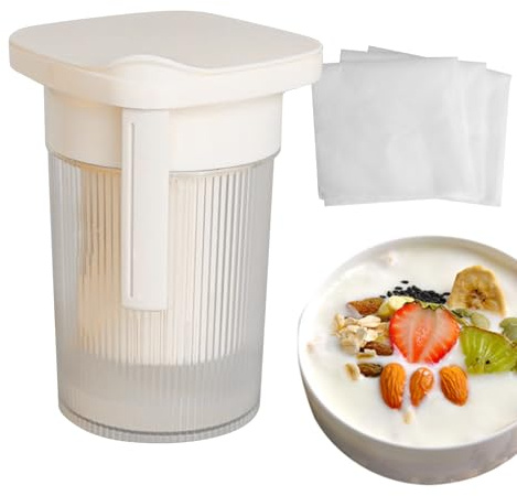 MWZBTG Colador De Queso - Filtro de de Malla Fina - Filtro Reutilizable De Malla Fina Para Hacer Yogur Preparación De Leche Fermentación De Queso Extracción De