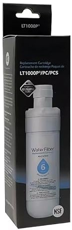 Refrigerator Water Filter Replacement, Compatible with LG LT1000P, ADQ74793501, Kenmore 46-9980, 6 Months Life