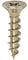 TIMCO Solo Chipboard & Woodscrews - Gold - 4.5 x 20 - Box of 200 - A single thread woodscrew mainly used in various types of timber and man-made boards or into masonry with the use of plastic plug