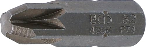 BGS 4386 | Bit 30 mm | Außensechskant 8 mm (5/16) | Kreuzschlitz PZ4 | Chrom-Vanadium-Stahl (S2)