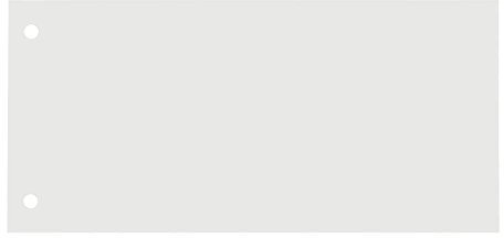 100 Trennstreifen / weiß / 190 g/m² / 23,0 x 11,0 cm / für DIN A4