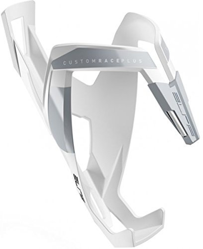 Elite Custom Race Plus Porte-gourde pour vélo Blanc/gris mat
