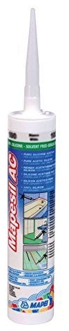 Mapesil AC Mould Resistant Silicone Sealant Medium Grey 112 by Mapei