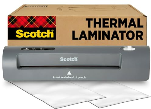 Scotch Thermal Laminator, 2 Roller System for a Professional Finish, Use for Home, Office or School, Suitable for use with Photos (TL901X)