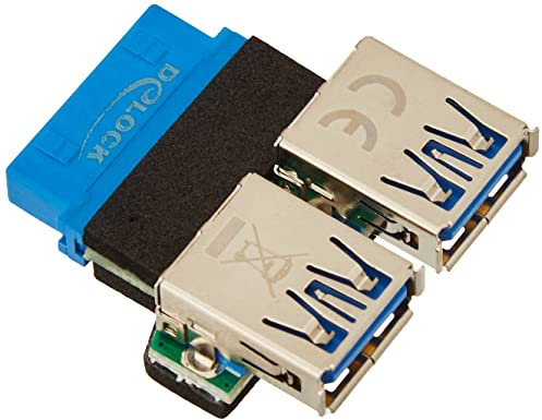 Delock USB 3.0 Pinhead auf 2X Adapter 65324 2-Fach USB 3.0