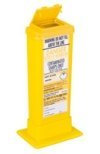 Sharpsguard Yellow 0.5 Litre Sharps Bin with Needle Remover
