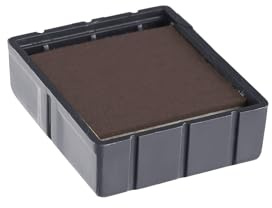 COLOP Ersatzstempelkissen E/Q17 | Schwarz | 2 Stück | Set | Original COLOP-Qualität | für Printer Q17 | Dokumentenechte und ISO-zertifizierte Tinte