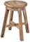 Divero Hocker Salinas aus Suar Holz, unbehandelt – Farbe: Braun