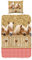 GOOD MORNING Kinder Bettbezug mit Pferde-Motiv, Einzelbett-Größe, 100% Baumwolle, Sand