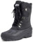 Polar Uomo Tall Rete Di Nylon Anatra Impermeabile Suola Allacciare Inverno La Neve Stivali - Nero - UK8/EU42 - YC0445