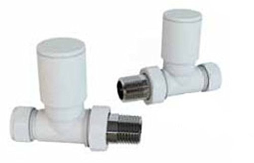 Eastbrook Straight radiator valve (pair)