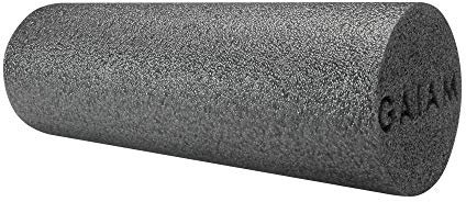 Gaiam Restore Muscle Therapy Foam Roller, Grey, 18