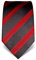 Vincenzo Boretti Herren Krawatte reine Seide gestreift edel Männer-Design zum Hemd mit Anzug für Business Hochzeit 8 cm schmal/breit weinrot