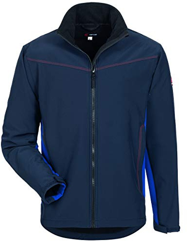 Craftland Softshell-Jacke (Marine/Kornblau, XL)