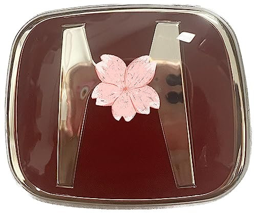 TIPO B NERO STERZO distintivo dell'emblema COMPATIBILE PER ACCORD CIVIC CRV 50mm x 40MM (Red(1.96X1.57))