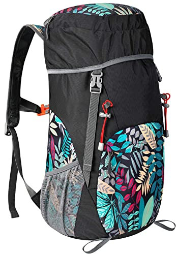 G4Free 40L Wasserdichter Ultraleicht Faltbarer Trekkingrucksack Daypack Damen Herren für Outdoor Wandern Camping Reisen
